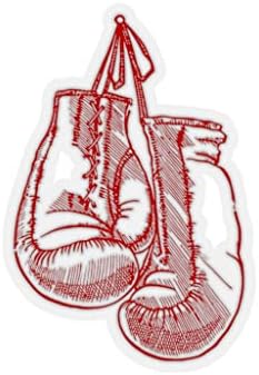 Teegarb Letter Blange adesivo decalque hilariante lutadores hilariantes brigando Boxer