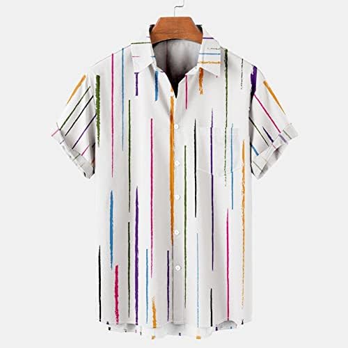 Camisetas casuais camisas casuais de verão bmisegm masculino 3d de impressão digital de bolso de bolso de capa de manga