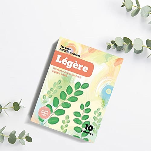 [Légère] Aroma Patch Patch 10 folhas de eucalipto perfume Fragrância melhor Sleep & Foot Care Massage Recuperação de fadiga