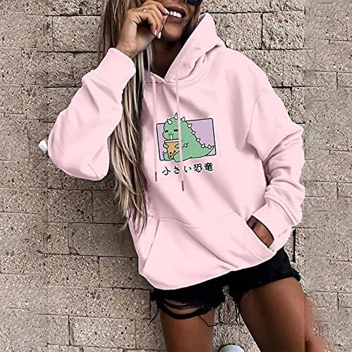 Mulheres Tantisy Pullover solto Outerwear