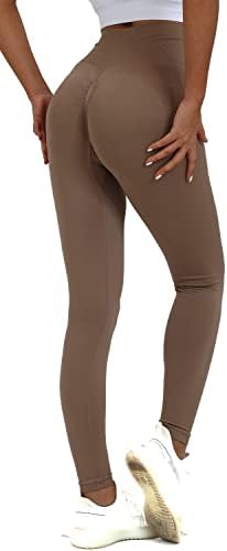 Akamc Women Seamless Yoga Leggings, shorts de cintura alta ou treino de traje de 2 peças setoutfitfito