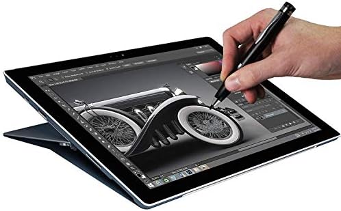Navitech Silver Mini Fine Point Digital Ativo caneta compatível com o tablet Simbans Tangotab 10 polegadas