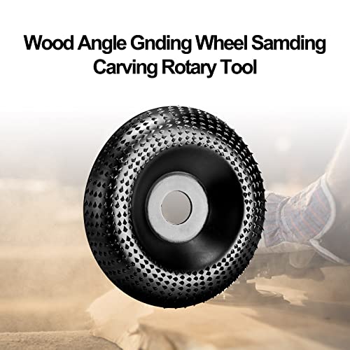 Greia de escultura em madeira de ângulo Roda de disco de 4 polegadas para carpintaria Grinder Roda de madeira Roda de areia