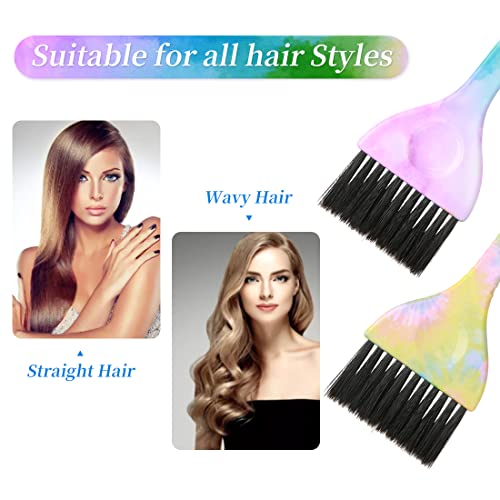 Escovas de tingimento de balayage define pincel de cabelo pincel de cabelo pincel para aplicar a cor do cabelo, misturando pincel de cor de cabelo