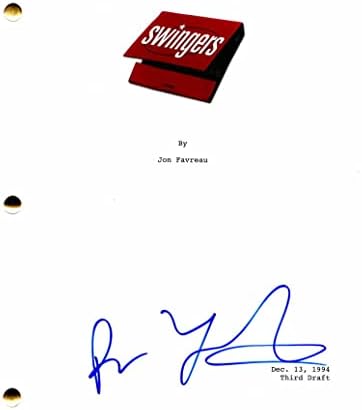 Ron Livingston assinou o Autograph Swingers Script Full Movie - dirigido por Jon Favreau, co -estrelado: Vince Vaughn, Heather
