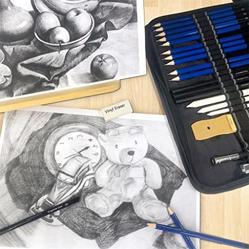 BBSJ 30PCS Conjunto de pincel de tinta de artista colorido, pincel de tinta conjunto de partidas para aquarela, ferramenta de desenho de pincéis