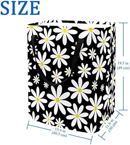 Daisy Florals Padrão de impressão de estampa de lavanderia dobra