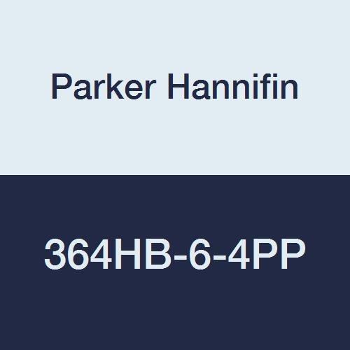 Parker Hannifin 364HB-6-4PP PAR-BARB POLOPROPILENE UNIÃO TEE MACTING, MANGUEIRA DE 3/8 HOSE X 1/4 HOSE BARB, BLACK