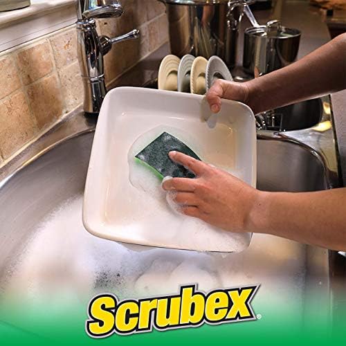 Esponja de lavador resistente ao odor pesado de ScrebEx, 12 contagem