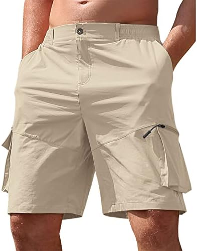 Shorts de carga wenkomg1 para homens, shorts de combate sólidos de múltiplas funções