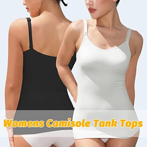 VVX Shapewear Shapewear Camisole Tops Body-Body for Women Tummy Control Control Sem costura tampas de tanques de compressão