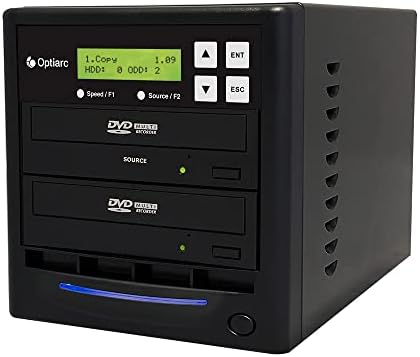 Optiarc 1 a 1 24x Burner M-Disc Suporte CD DVD Duplicador-Torre de duplicação de copiadora independente Opt-s1t-dvd-bk