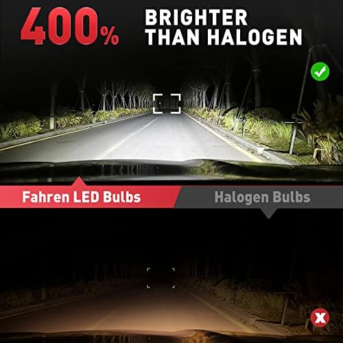 Krieges Fahren 9005/HB3 Bulbos de farol de LED - 18000lm 400% BRIGH TIMER