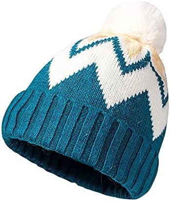 Mulheres tricotadas chapéus de gorro desleixado Moda de lã quente bola ao ar livre lã de chapéu feminino sólido Chapéus de inverno