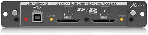 Cartão de expansão do Behringer X-Live X32 para cartão SDHC SDHC de 32 canais e gravação USB