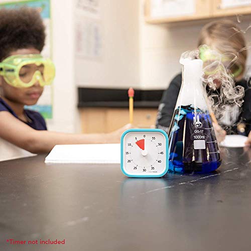Timer de tempo Tampa removível de silicone macio - Compatível com Mod Visual Timer - Para aprendizado em sala de aula, Relógio de mesa dos professores do ensino fundamental, ferramenta de estudo da escola em casa e reuniões de escritório