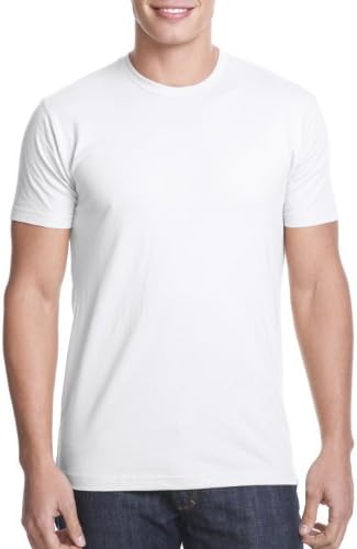 Camiseta da tripulação de manga curta de manga curta do próximo nível-x-large-branco