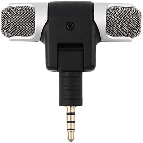 Mini microfone estéreo digital portátil KXDFDC para gravador de celular tamanho pequeno e leve