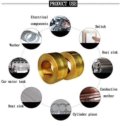 Placa de folha de metal de metal de lençóis de cobre Yiwango Metal de metal amplamente utilizada na produção de cunhada 0,1mmx100mmx1m folha de cobre puro