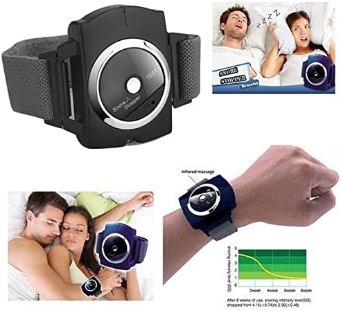 Doodran Anti-Snore Pulseira Pulpar Dispositivo de pulseira de pulseira Infravermelho Infravermelho Snore Relógio Sleep Connection