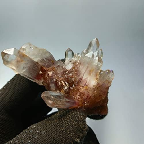 Novo 75g Hematite Phantom quartzo Cristais de cura Stone 7x5x2cm