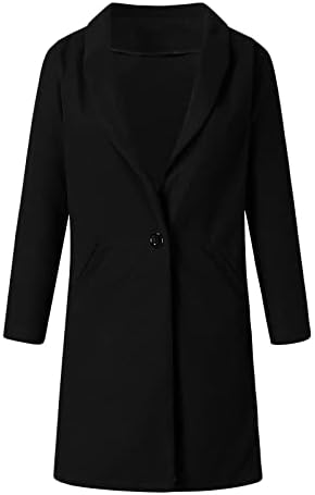 Tuianres Faux Wool Casacos para mulheres elegantes colarinho de entalhe slim cinturão longa para o vento casaco de