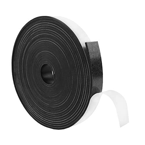 Tiras de borracha sólida de neoprene devnol com apoio adesivo de 1/8 de espessura x 1 de largura x 25'long grau 65a para junta, proteção