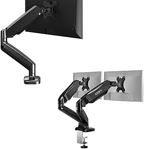 Mount Pro Monitor Desk -Mount - Articulação do braço do monitor de mola, suporte removível da mesa de montagem Vesa com grampo e