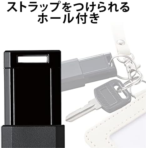 Elecom USB Memory, USB 3.1 Gen1, tipo retrátil, função de retorno automático, 16 GB, preto