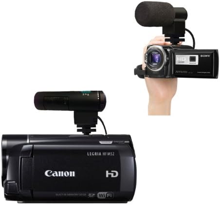 Microfone estéreo NC digital com pára -brisas para Canon Vixia HF S21