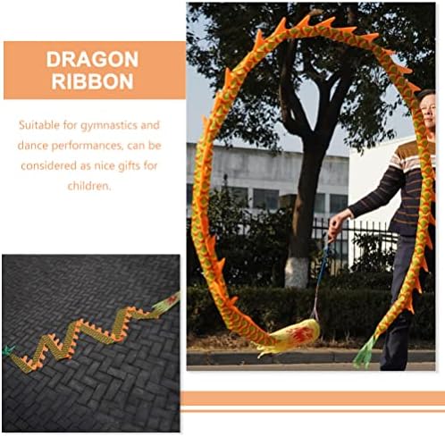 Decoração de dragão chinês aboofan 3d dragão dragão fluxo fluxo de fita de fita com ginástica de ginástica de ginástica Ginástica Ginástica Ginástica