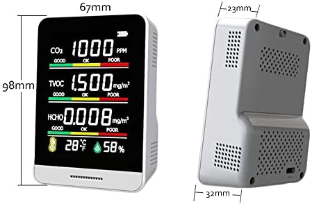 KLHHG Inteligente Sensor de CO2 CO2 Medidor de temperatura Detecção da ferramenta de qualidade de qualidade do ar ferramenta de detecção multiuso
