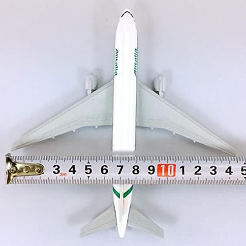 Mookeenona 1: 400 Alloy Alitalia 777 Modelo de avião de aeronaves de aeronaves de aeronaves de aeronaves de aeronaves de aeronaves do modelo de exposição de ciências da aviação