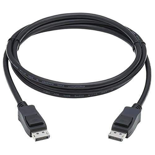 Tripp Lite High Speed ​​DisplayPort Cabo, cabo DP 1.4 com conectores de trava, vídeo de alta definição de 8k @ 30Hz, HDR, 4: