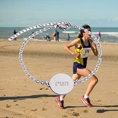 MySoSoSpark Running Jewelry Runner Bracelet Track Marathon Gift Incentivador Bracelet Gift for Runner