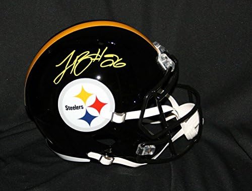 Le'Veon Bell assinou o Pittsburgh Steelers Speed ​​Replica capacete Autograph PSA - Capacetes NFL autografados