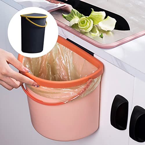 Lixo de lixo pendurado em hemotão com tampa de lixo de porta de cozinha lixo pode sob pia de lixo de lixo de lixo lixo