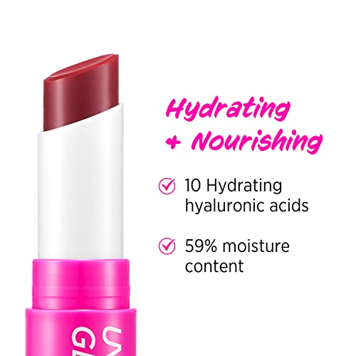 Unicorn Glow Moldado Lip Water Bust 01 Secreto - Super Stay Ink Lip Tint Lip Stain Lipstick | Alta cor de pigmento, roupas