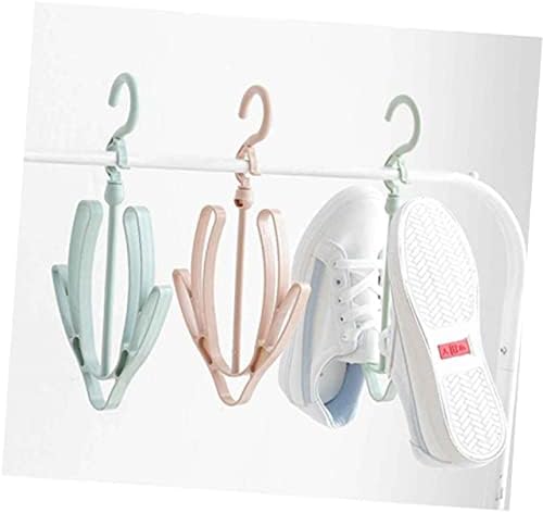 Lifeskome 4pcs pendurado em acessórios de rack de secagem sapatos acessórios sapatos secando rack de rack moverable rack