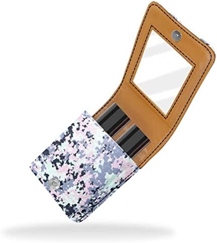 Caixa de batom oryuekan com espelho bolsa de maquiagem portátil
