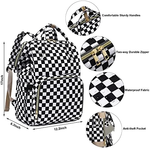 Mochila de laptop Yusudan para garotas femininas, mochilas da faculdade Bolsa de bolsa escolar Backpack de 15,6 polegadas de