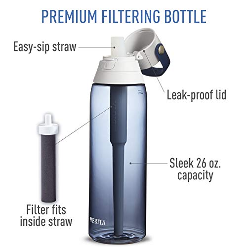 BRITA 26 onças de filtragem de água com filtro - BPA Free - Night Sky