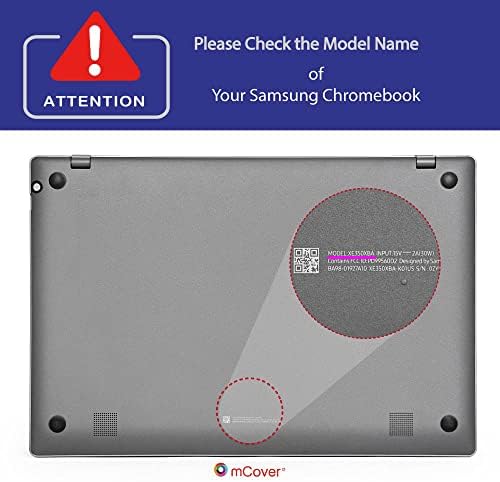 McOver Case Compatível para 2020 ~ 2022 15,6 Samsung ChromeBook 4+ XE350XBA Série de laptop Somente