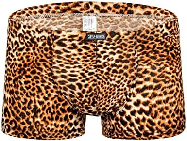 Mass cuecas de roupas íntimas de baixa cintura sexy tindezas de leopardo de férias com estampa de praia de praia de maiôs listrados de maiô