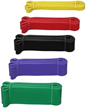 Jkyyds 208 cm Banda de resistência, elástico de borracha, usada para fitness esportes ginásio de ginástica banda de resistência de ioga
