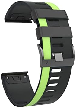 EEOMOIK 26 mm RAIXA RELAÇÃO RELAÇÃO REAGEM Strap para Garmin Fenix ​​6x 6 Pro Watch EasyFit Strap Strap para Garmin Fenix ​​5x 5 3 3HR