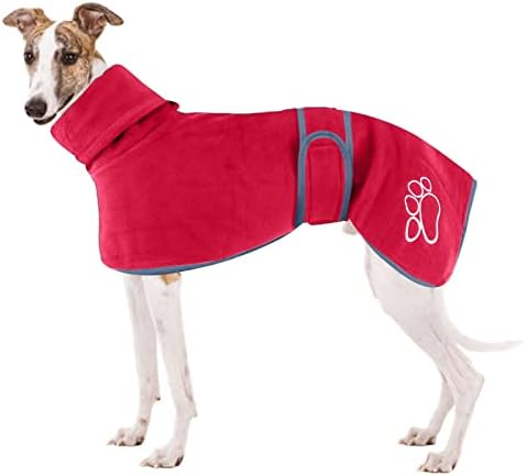 Casaco de inverno para cães para Whippet, jumper de lã de Greyhound aconchegante, jaqueta de inverno para cães para