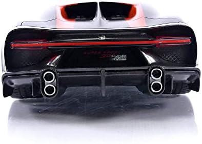 Bugatti Chiron Super Sport 300+ Matt preto com listras laranja recorde mundial 304.773 mph 1/18 Modelo Car por velocidade máxima TS0363