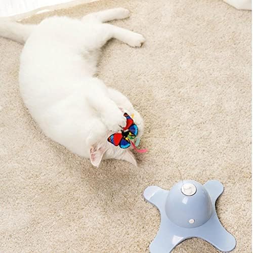 Oallk Electric Cat Toy Toy Growing Butterfly Funny Dog Toy Pet Intelligence Treining Toine
