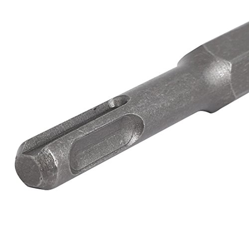Aexit 20mm Largura Ferramenta Especial de 400 mm Comprimento de aço cromado orifício redondo Broca de broca de cinzel plana